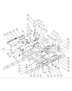 Control Assembly Diagram and Parts List for M60-KW LC-53AB5GFX750-29HP Cub Cadet Lawn Tractor